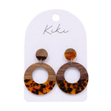 Amber Loop Earrings