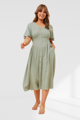 Renee dress - sage