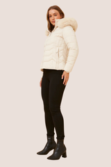 Bella puffer jacket - winter white