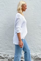 Domini Loop Knit Jumper -white