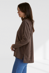 Roxette Tee - Chocolate | Betty Basics