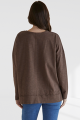 Roxette Tee - Chocolate | Betty Basics