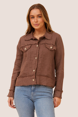 Marjorie jacket - chocolate