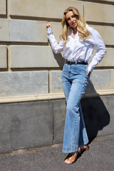 Jayne Jean Dark Vintage Wash | SAINT ROSE