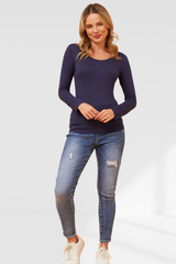 Holly top - Navy