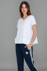 Shanti T-Shirt – Cotton Slub Jersey By 3rd Story