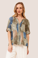 Samira top - khaki