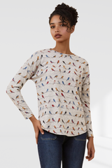 Claudia top - Grey
