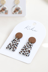 KiKi Leopard Print Earrings