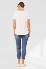 Layla Bamboo T-Shirt - White