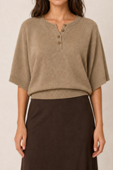 Jenny raglan knit - brown
