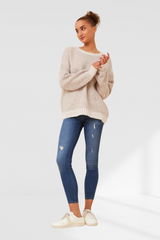 Maggie Knit - Cement