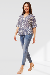 Gabriella shirt - Indigo