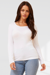 Holly top - white
