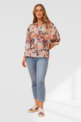 Rachael top - multi orange