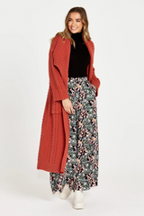 Jacinta Cable Cardi - Rosewood