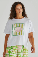 SASS Cynthia Tee - Seashell Stripe