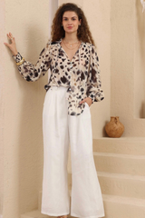 Abby shirt - animal print