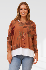 Ester top - orange