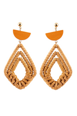 KiKi Boho Rattan Earrings