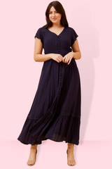 Lyndz maxi dress - Navy