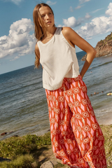 Copacabana Relax Pant - Sardinia Geo Print