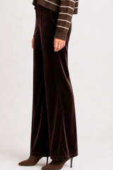 Jani velvet pants - chocolate
