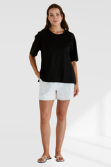 Relax Boxy Tee - Black