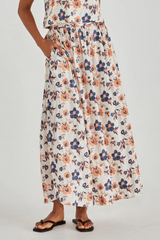 Luca Full Skirt - Floral Embroidery | SASS