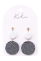 KiKi Speckled Rounds Earrings