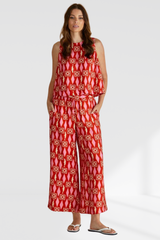 Copacabana Relax Pant - Sardinia Geo Print