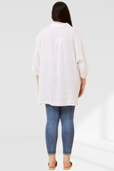 Wendy linen shirt - white