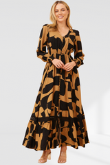 Maya dress - toffee
