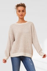 Maggie Knit - Cement