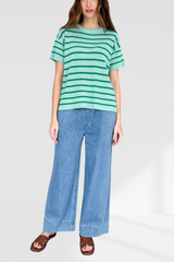 Sav knit - green stripe