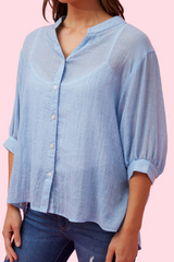 Rachael Shirt - Sky blue