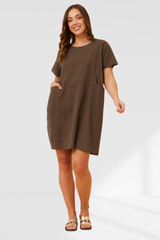 Raeya dress - Chocolate