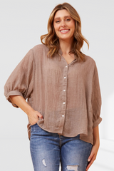 Rachael Shirt - Mushroom