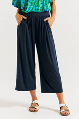 Betty Basics Athena Cropped Pant - Petrol