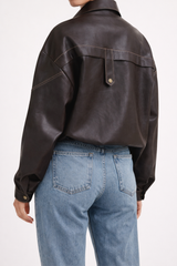 Ebony pu jacket