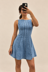 Nomic denim dress - acid wash