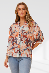 Rachael top - multi orange