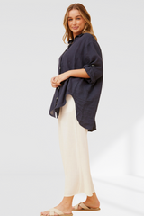 Wendy linen shirt - Navy