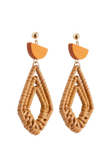 KiKi Boho Rattan Earrings