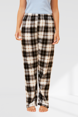 Fluffy pants - Multi Black