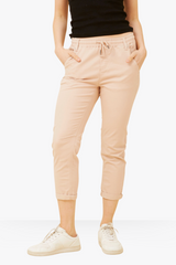 Siena Front Tie Jogger - Nougat