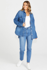 SASS | Jasmine Denim Jacket - 80 Vintage Wash