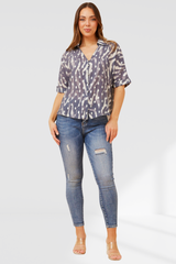 Gabriella shirt - Indigo
