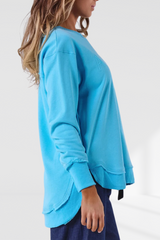 Amyic Sweater - sky blue