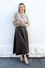 Samantha skirt - chocolate